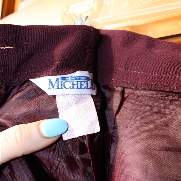 Plum midi skirt - Picture 6 of 6